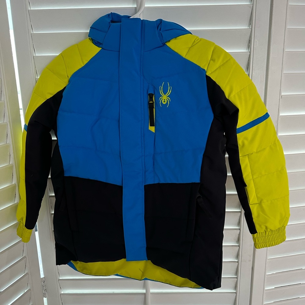 BOYS SIZE 7 SPYDER SNOW JACKET ( SKI, SNOWBOARDING) NEW WITH TAGS